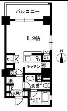 下落合駅 徒歩5分 7階の物件間取画像